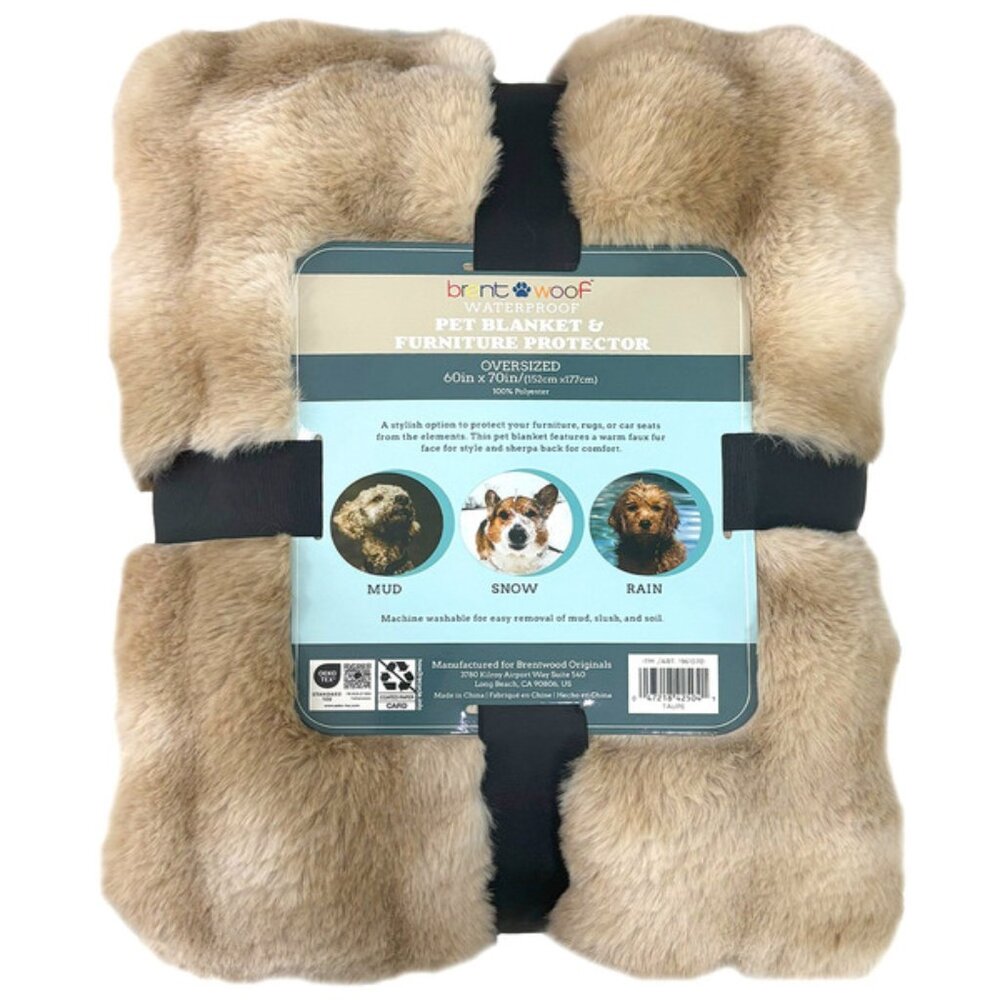 Brentwood Waterproof Pet Blanket and Furniture Protector | Ivory | NWT - Picture 6 of 6